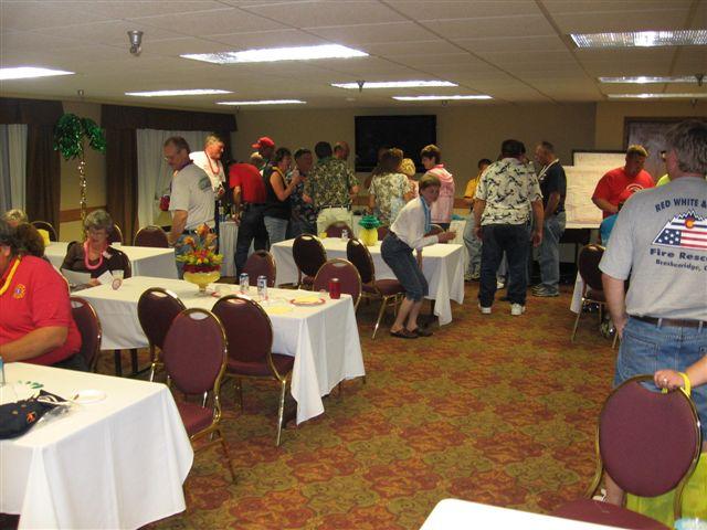 2007 Iowa Fire Chiefs Assn Fall Conference, Key West.  Key West Fire Station.  Hospitality night.